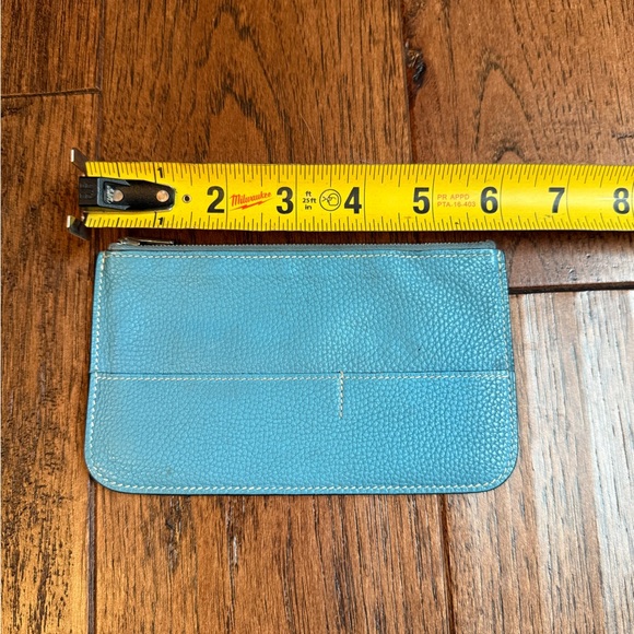 Authentic Hermes Dogon Wallet Togo Blue Jean leather - Picture 15 of 16